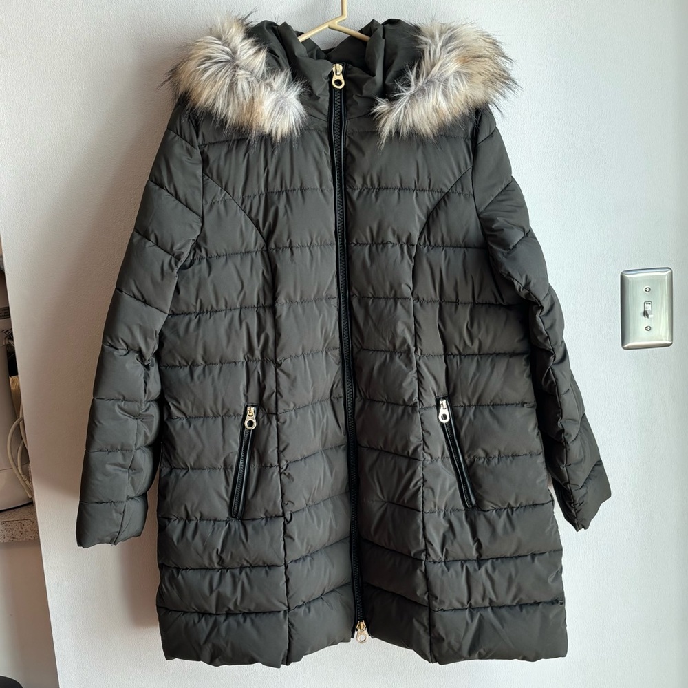 Laundry Brand size 1x heavy puffer coat with hood